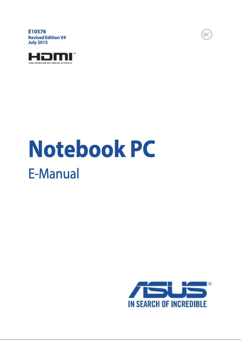 First page image of the manual for K555LD