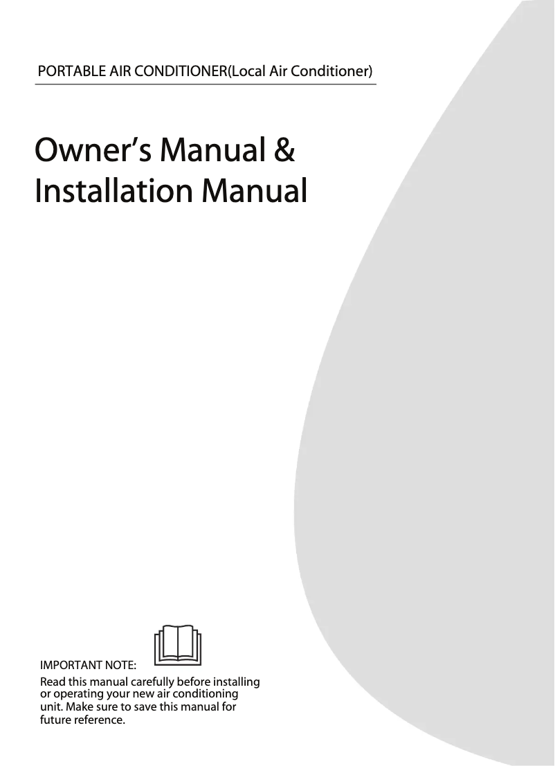 First page image of the manual for MPPF-09CRN1