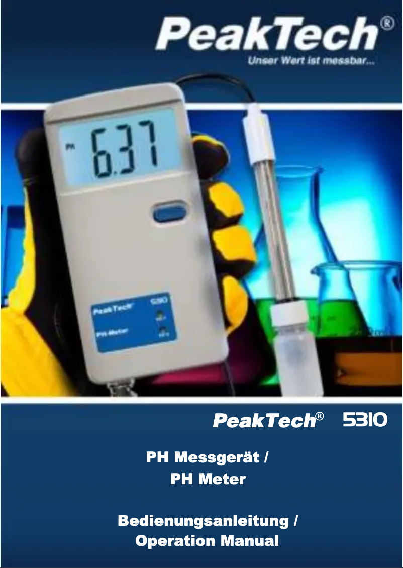 First page image of the manual for 5310