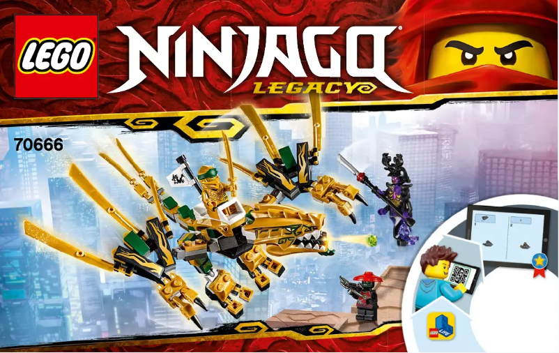 First page image of the manual for Ninjago 70666