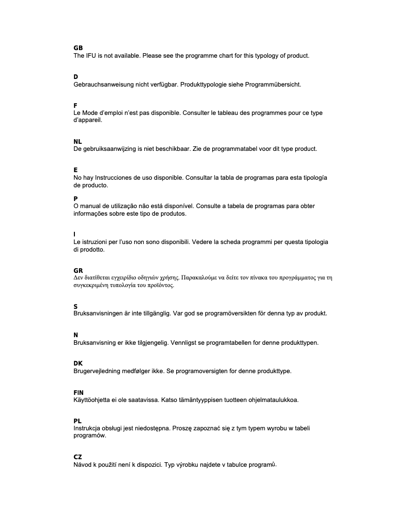 First page image of the manual for AKS 637 IX