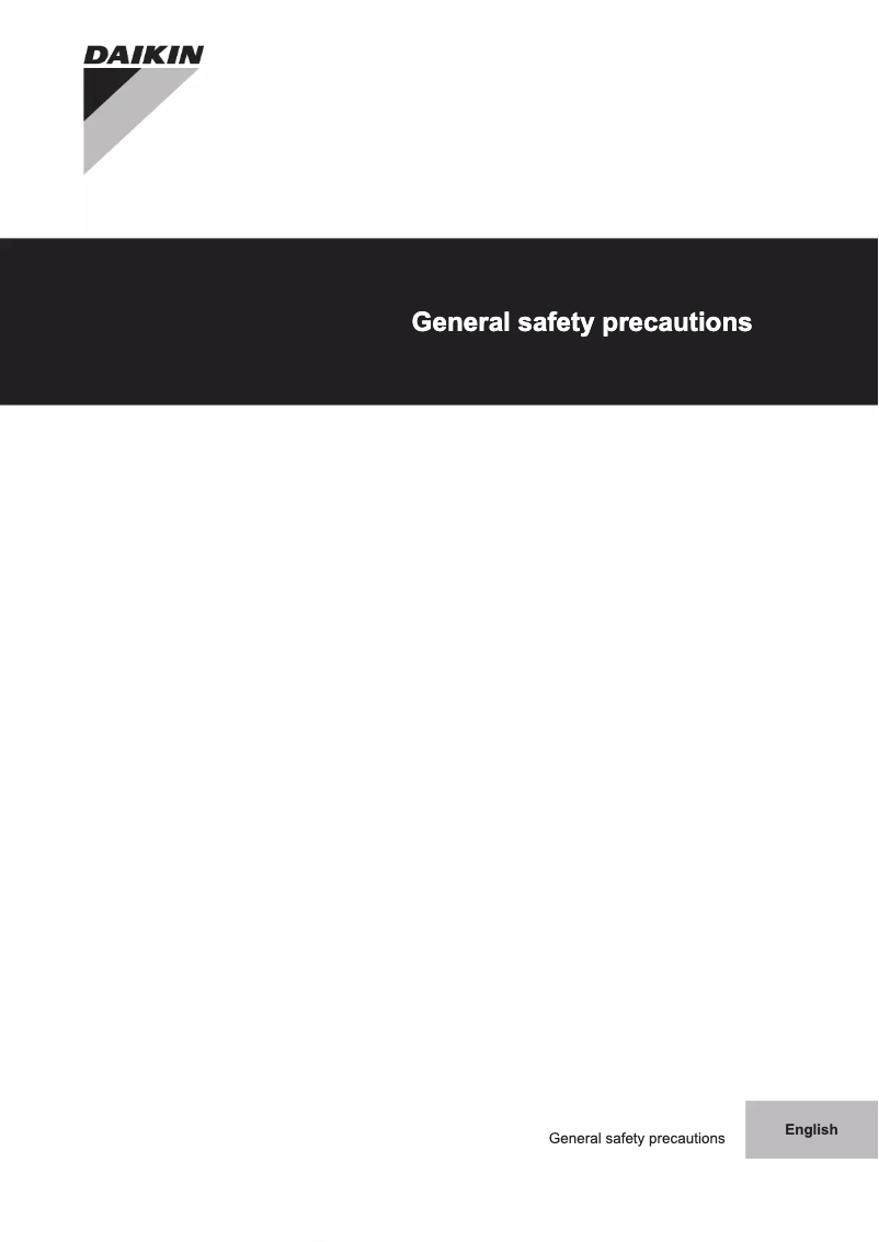 First page image of the manual for REYQ38U7Y1B