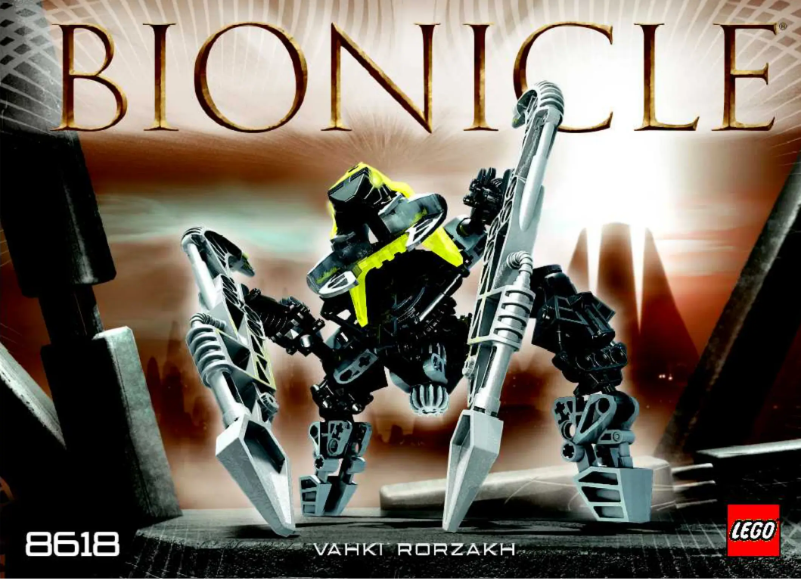 Page 1 of the manual User Manual Lego Vahki Rorzakh