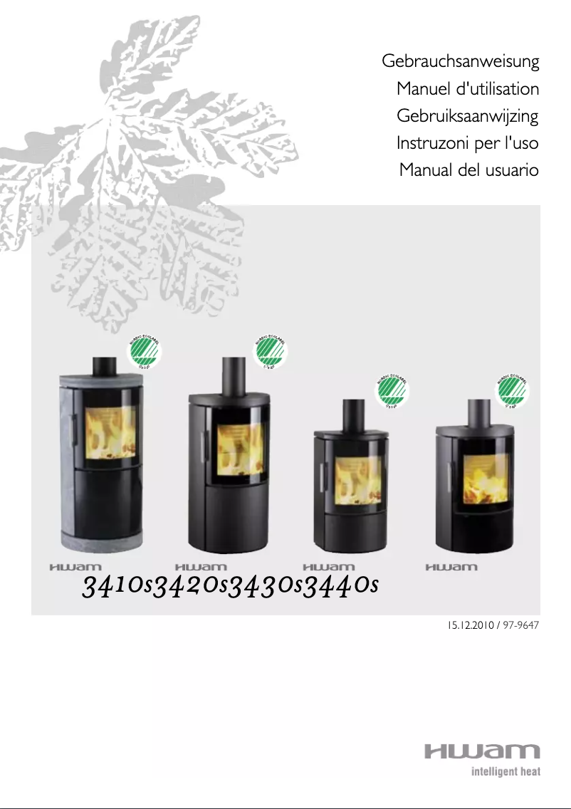 Page 1 of the manual User Manual Hwam 3430S