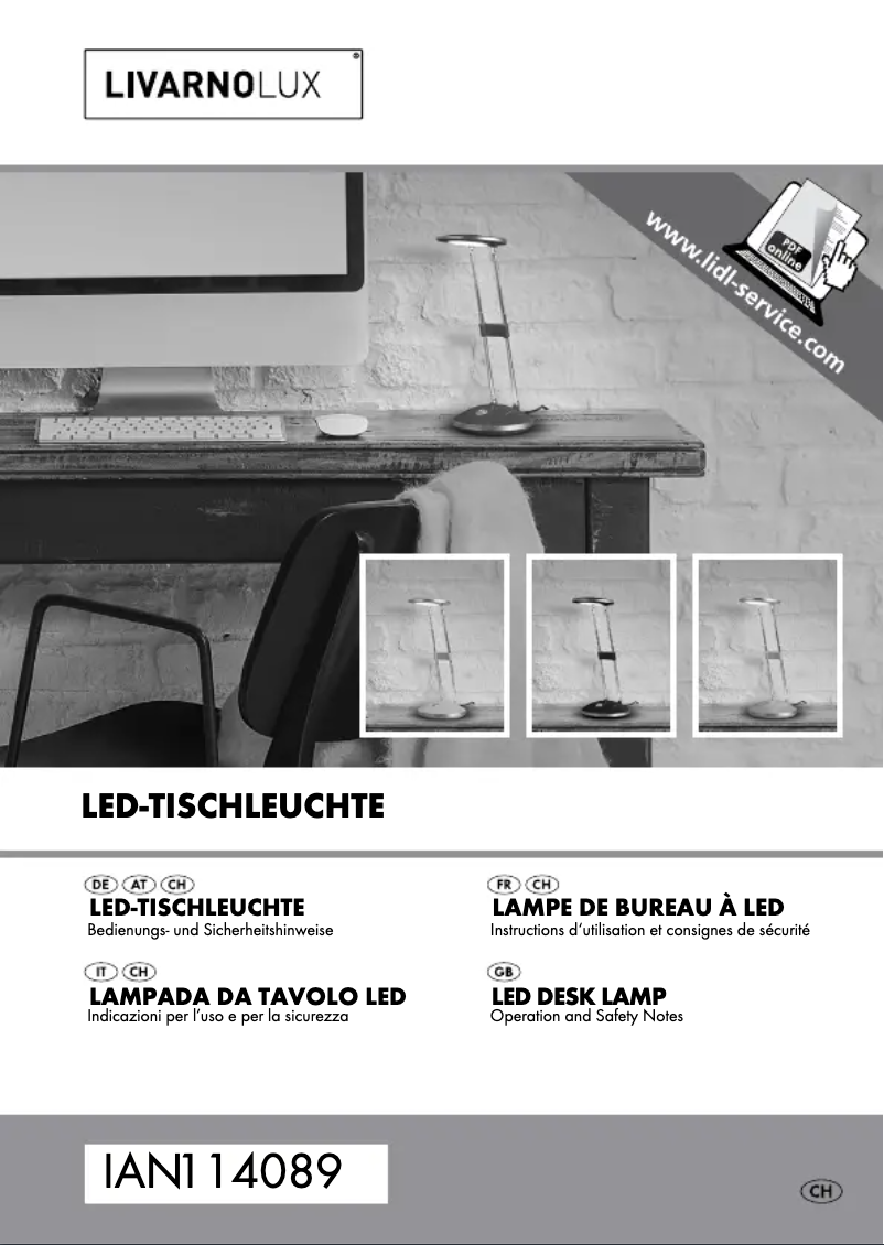 Page 1 of the manual User Manual Livarno Lux IAN 114089