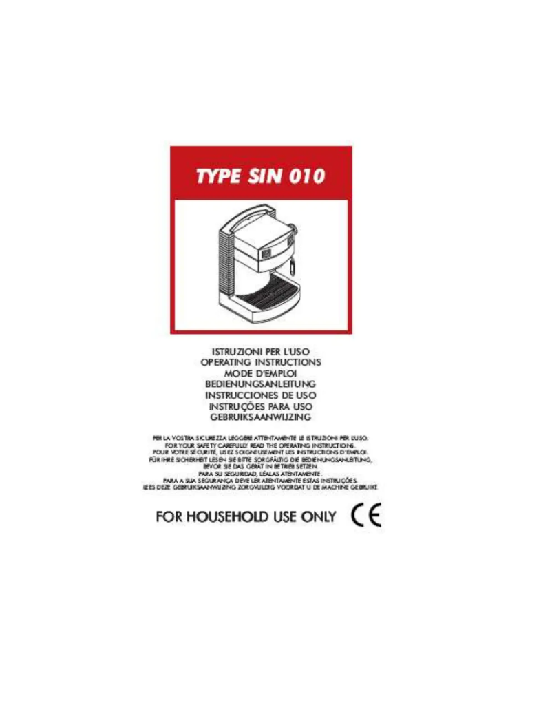 Page 1 of the manual User Manual Philips Saeco Gran Crema SIN010