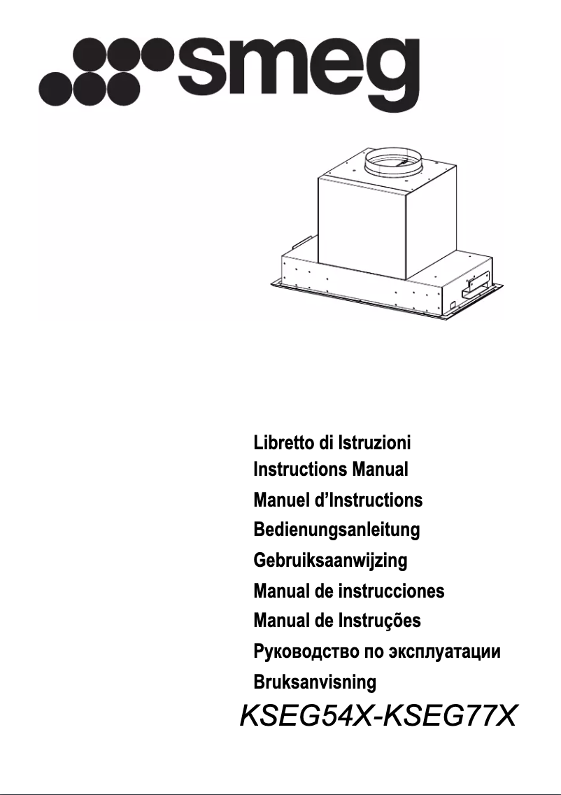 Page 1 of the manual User Manual Smeg KSEG54X