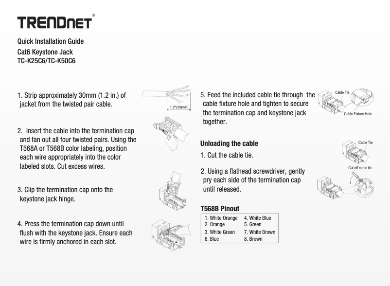 First page image of the manual for TC-K50C6