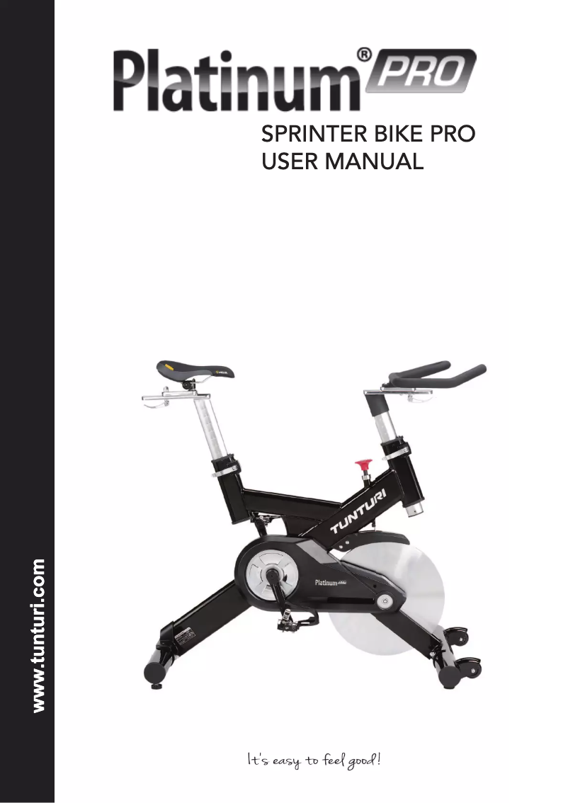 First page image of the manual for Platinum Pro Sprinter