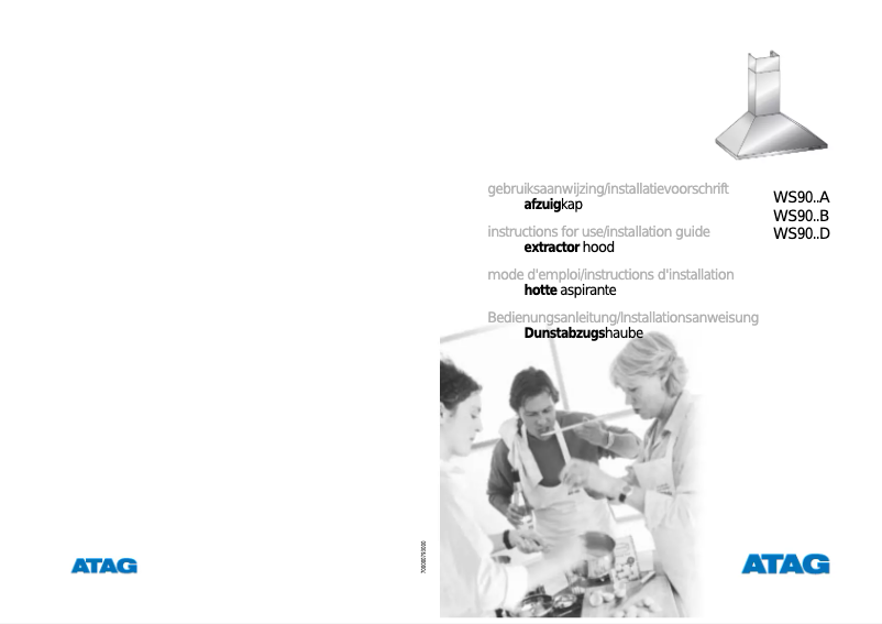 First page image of the manual for WS9024AM