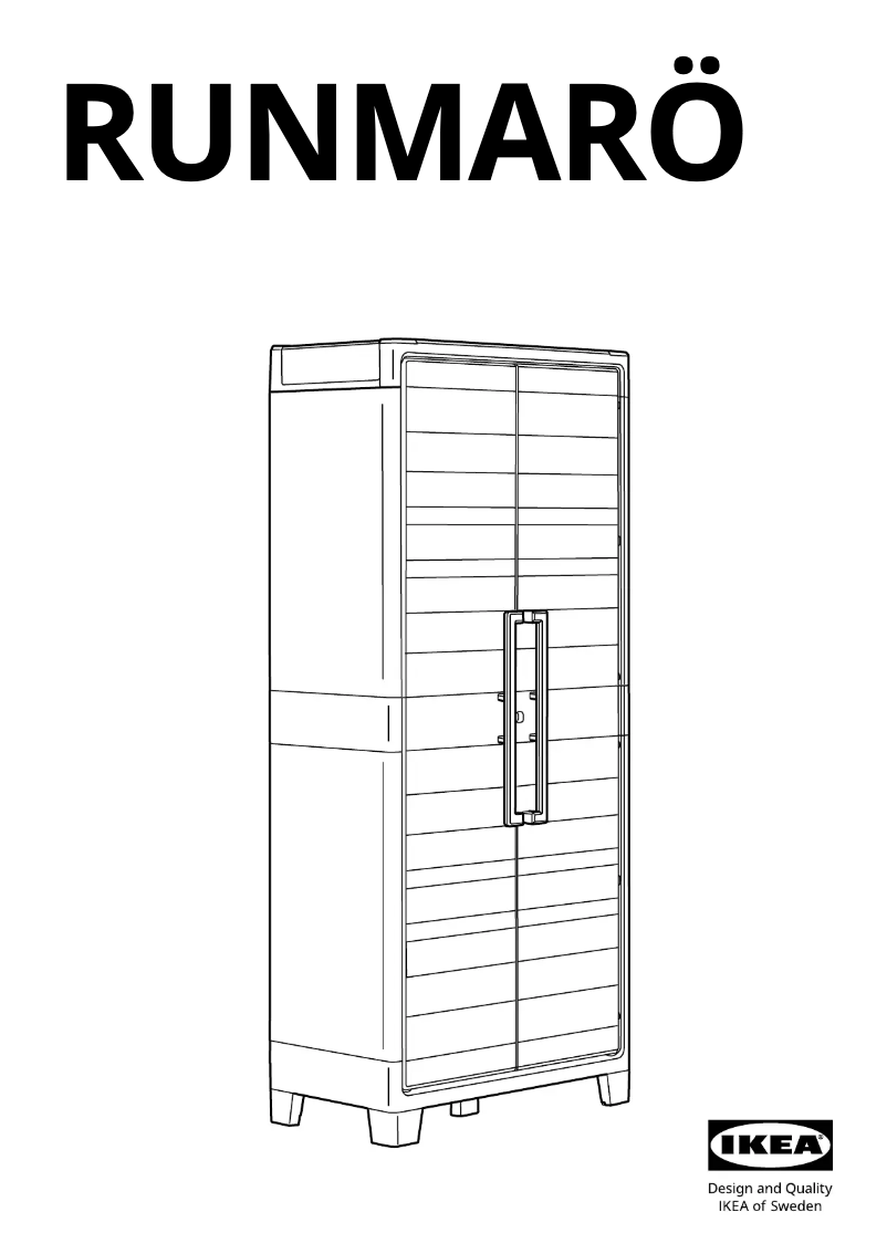 First page image of the manual for RUNMARÖ 205.513.12