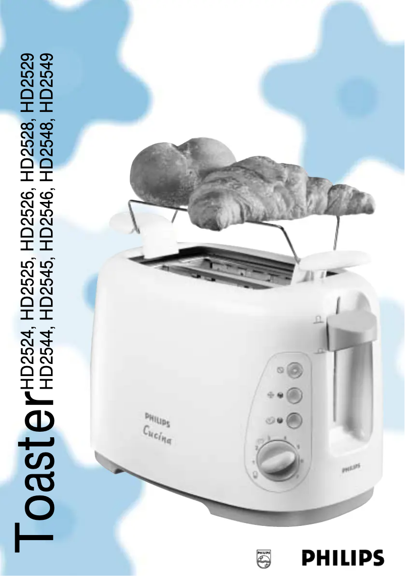 Page 1 of the manual User Manual Philips Cucina HD2548