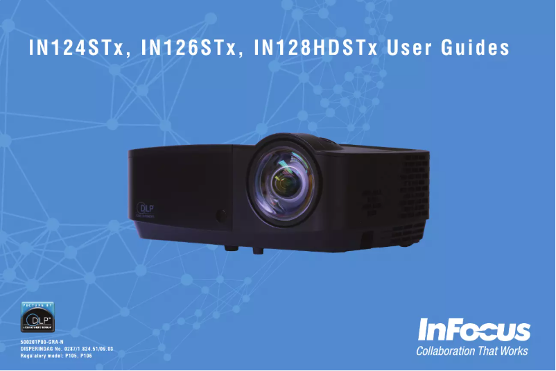 First page image of the manual for IN124STx