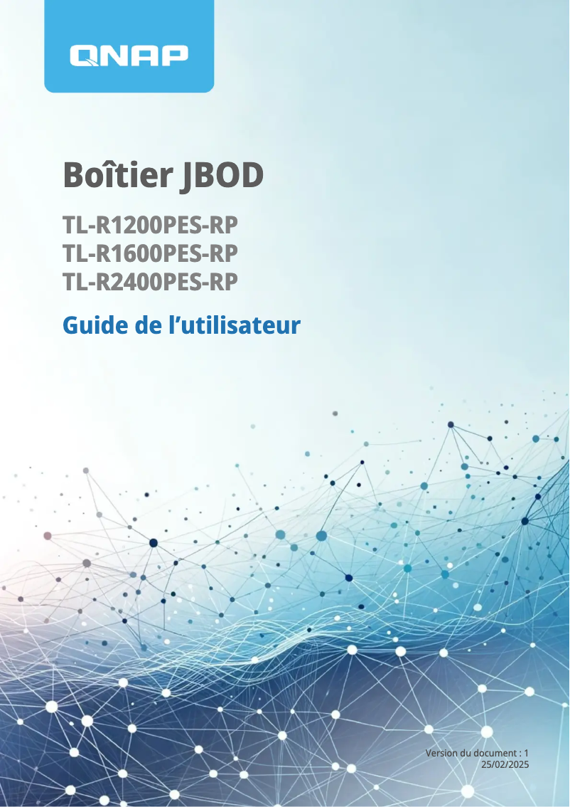 First page image of the manual for TL-R1600PES-RP