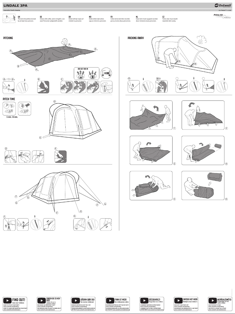 First page image of the manual for Lindale 3PA