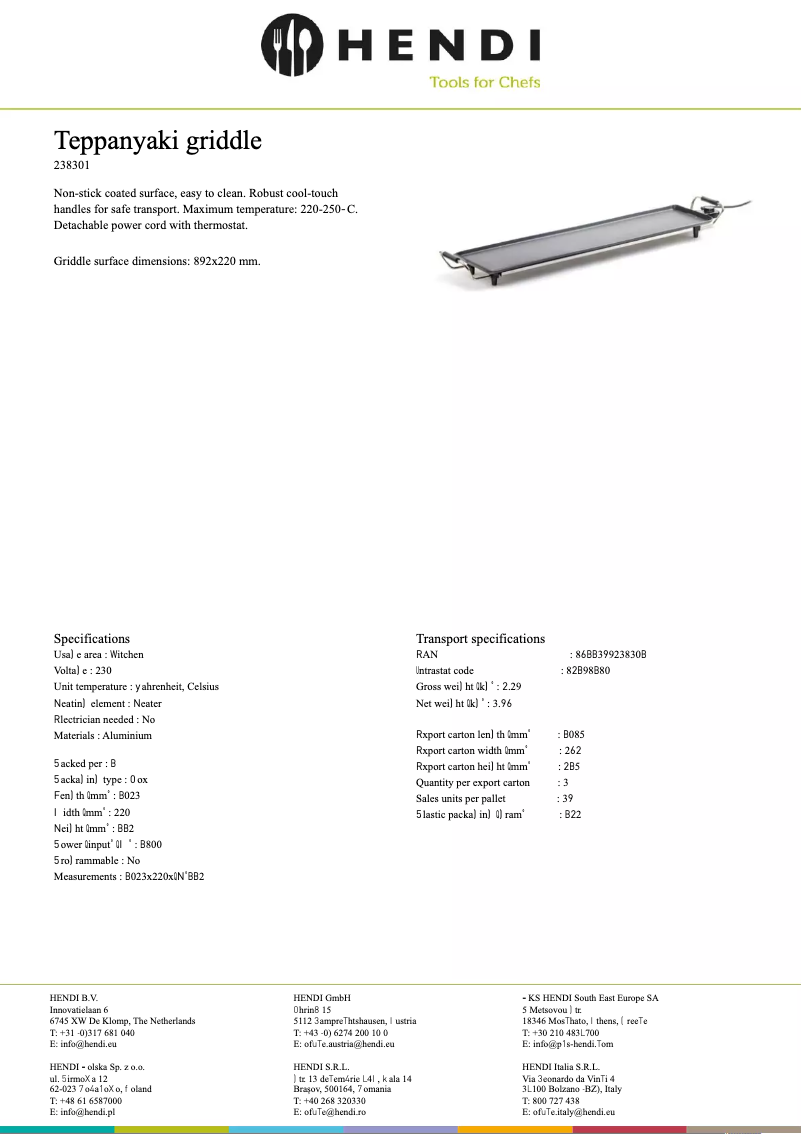 First page image of the manual for 238301