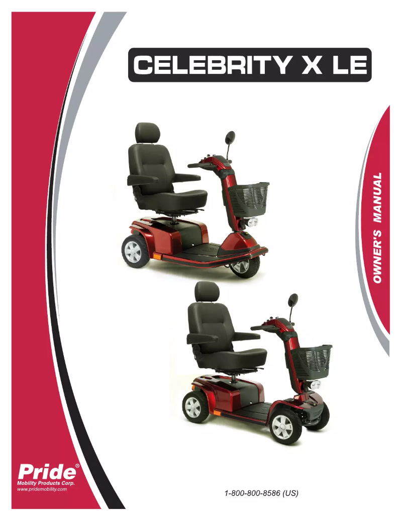 Image de la première page du manuel de l'appareil Celebrity X LE