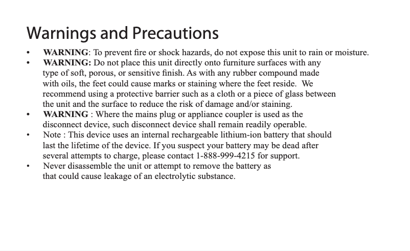 Page 1 of the manual User Manual iLive ISB23BU