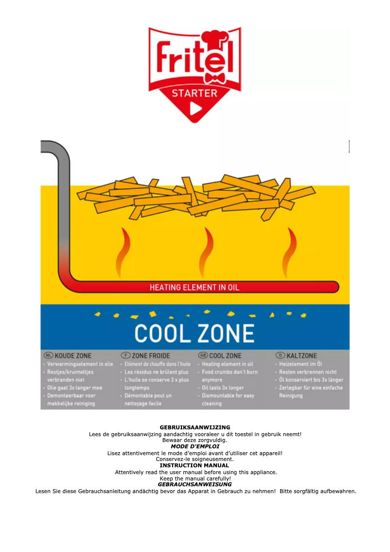 Page 1 of the manual User Manual Fritel FR 1455
