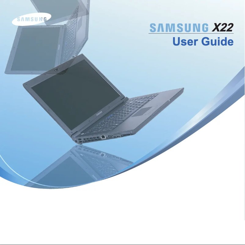 Page 1 of the manual User Manual Samsung NP-X22