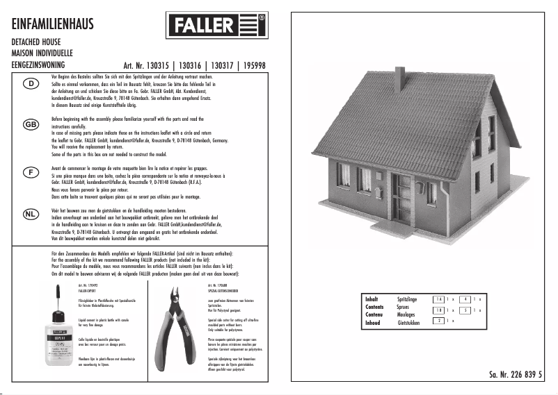 First page image of the manual for 130316