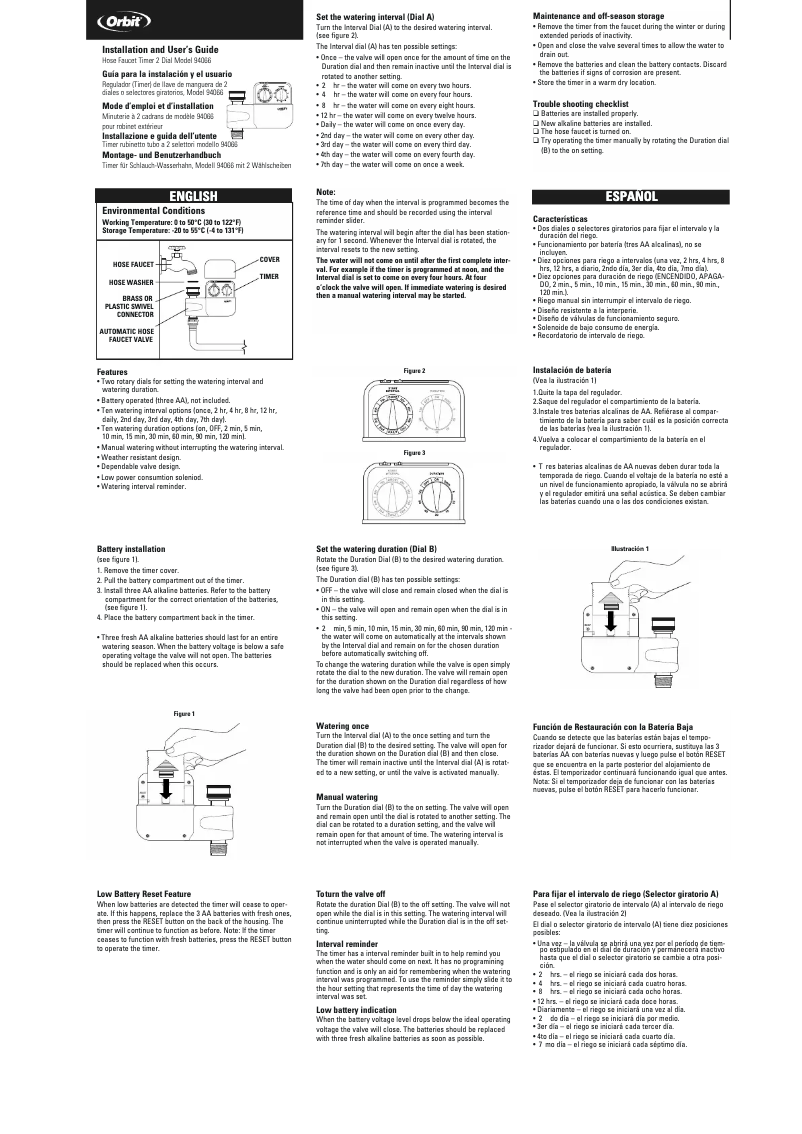First page image of the manual for 94066