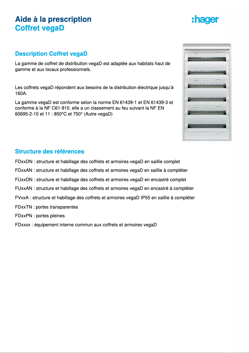 First page image of the manual for FU42DN