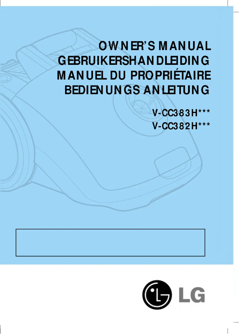 First page image of the manual for V-CC383HTQ