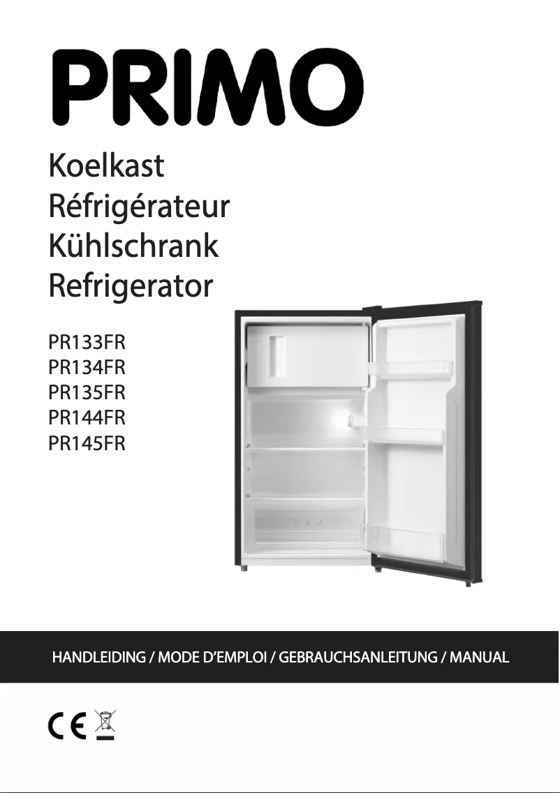 Page 1 of the manual User Manual Primo PR145FR