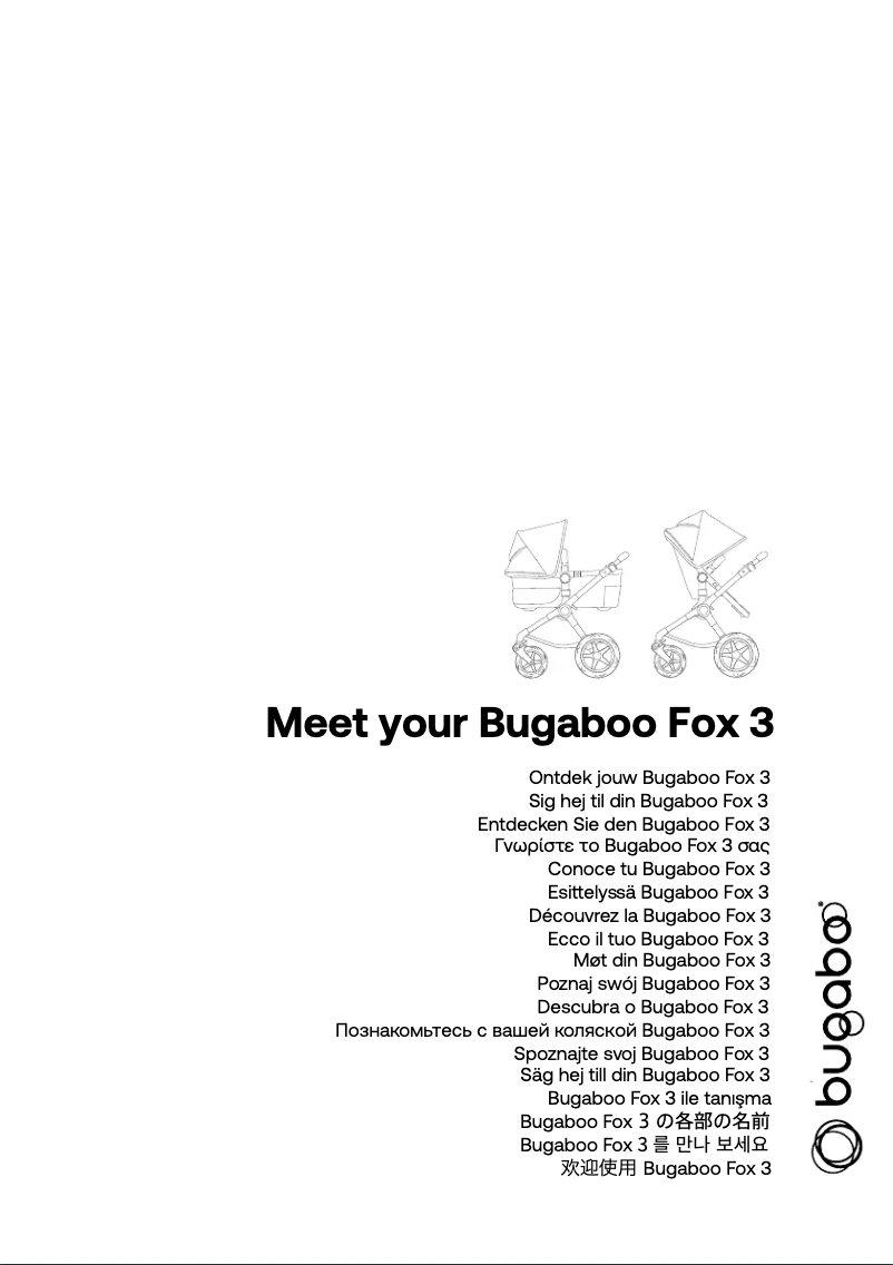 First page image of the manual for Fox 3