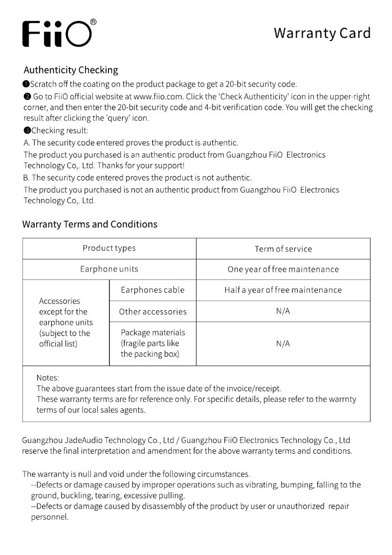 Page 1 of the manual User Manual FiiO JD3