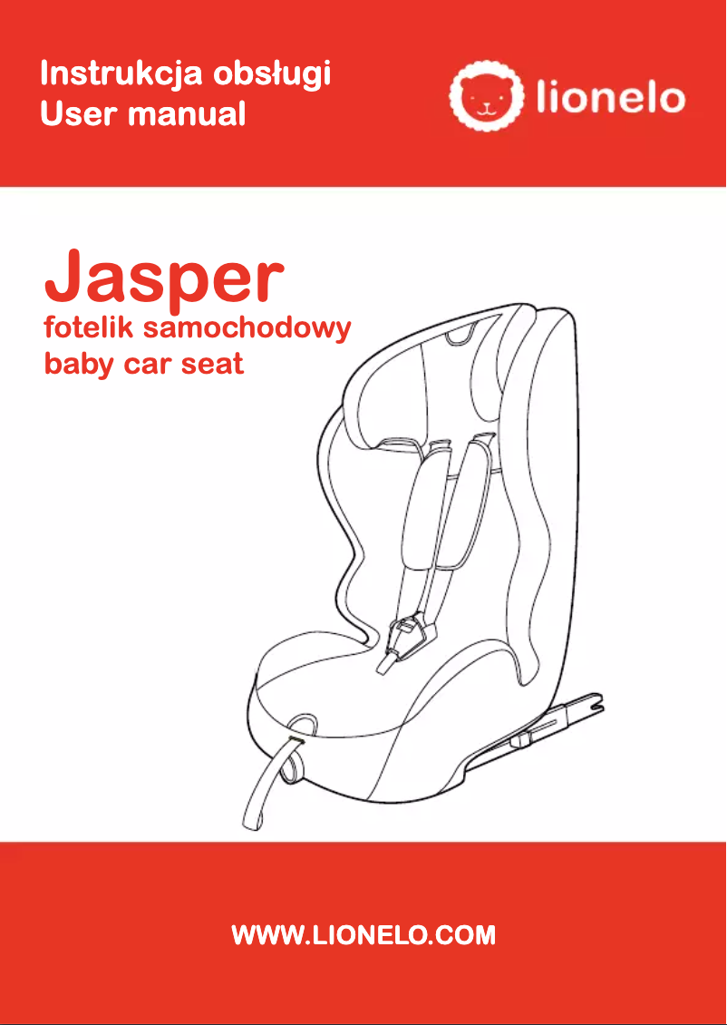 First page image of the manual for Jasper
