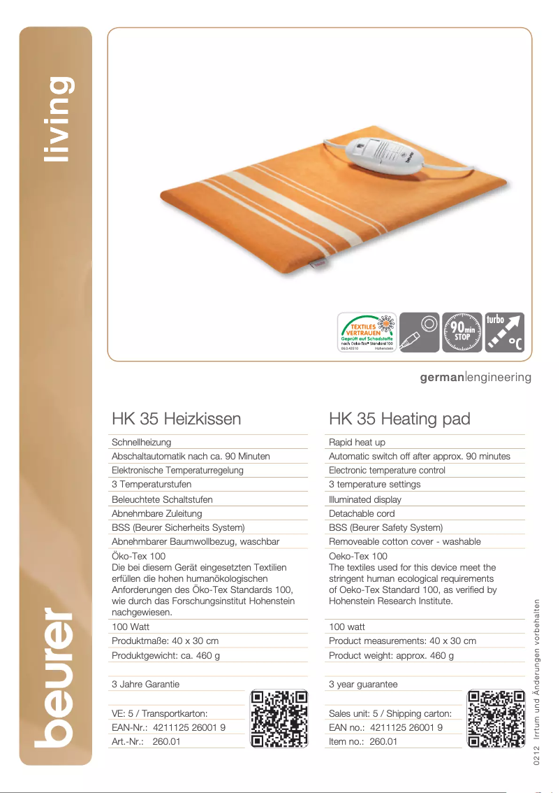 First page image of the manual for HK 35