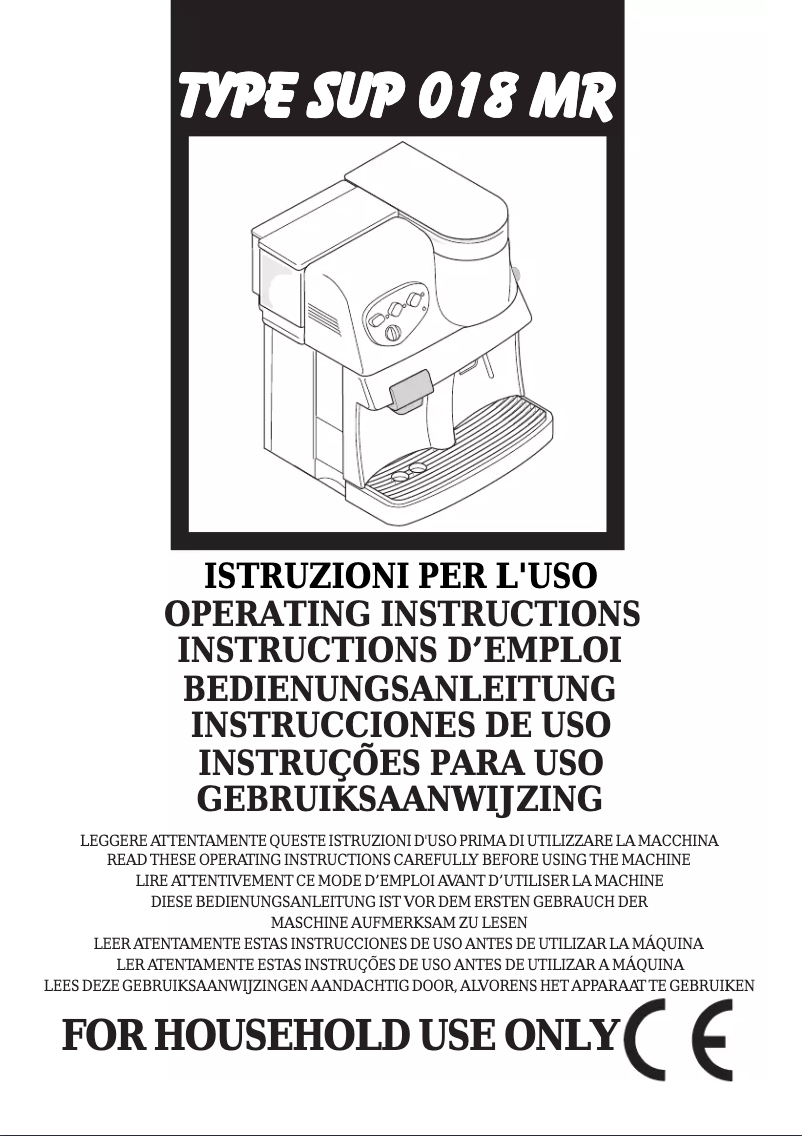 First page image of the manual for Trevi Automatica