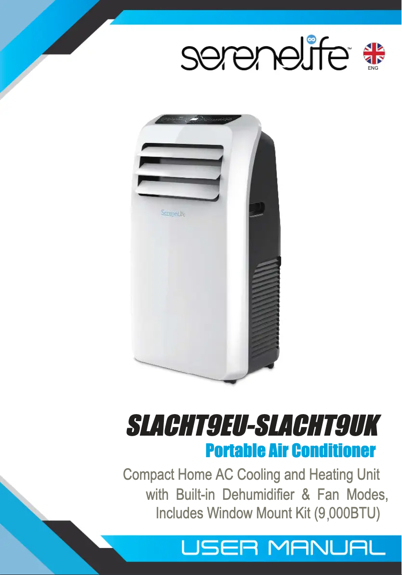 Page 1 of the manual User Manual SereneLife SLACHT9