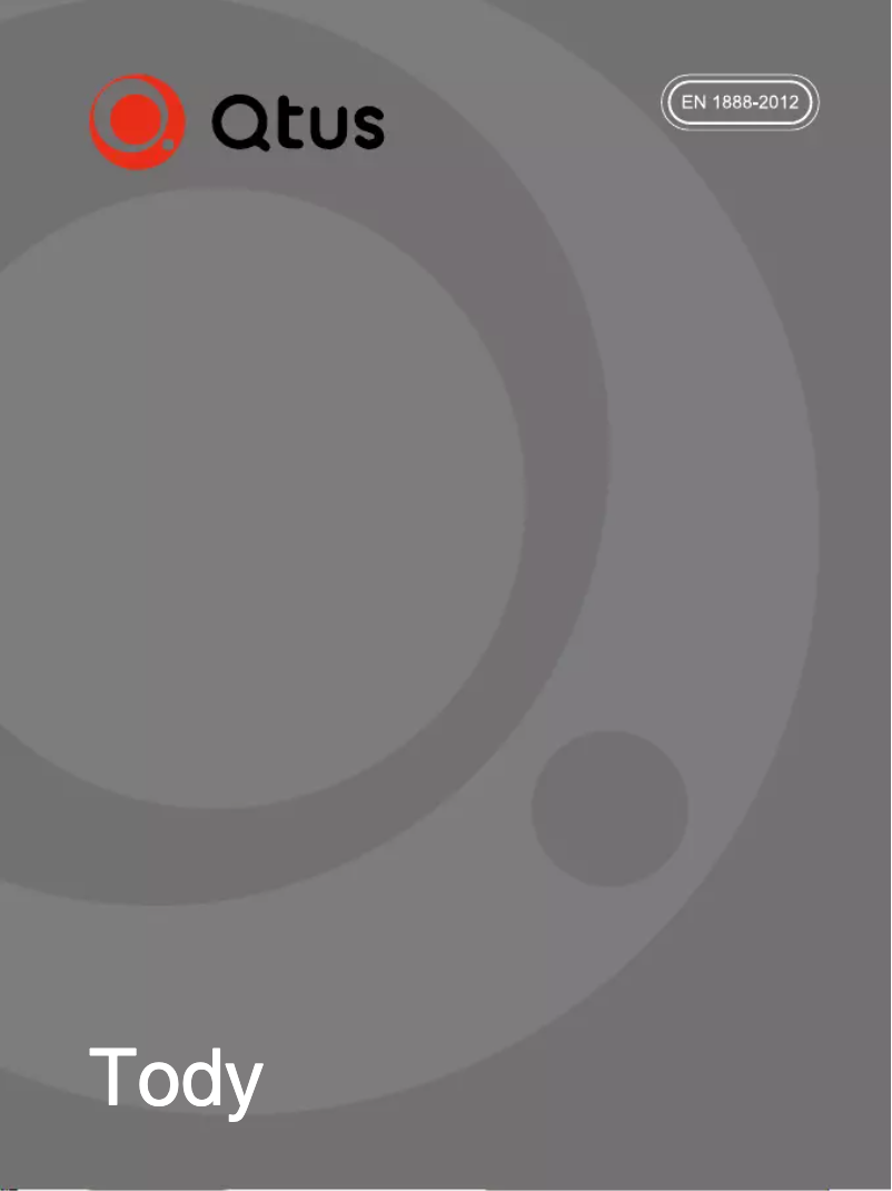 Page 1 of the manual User Manual Qtus Tody