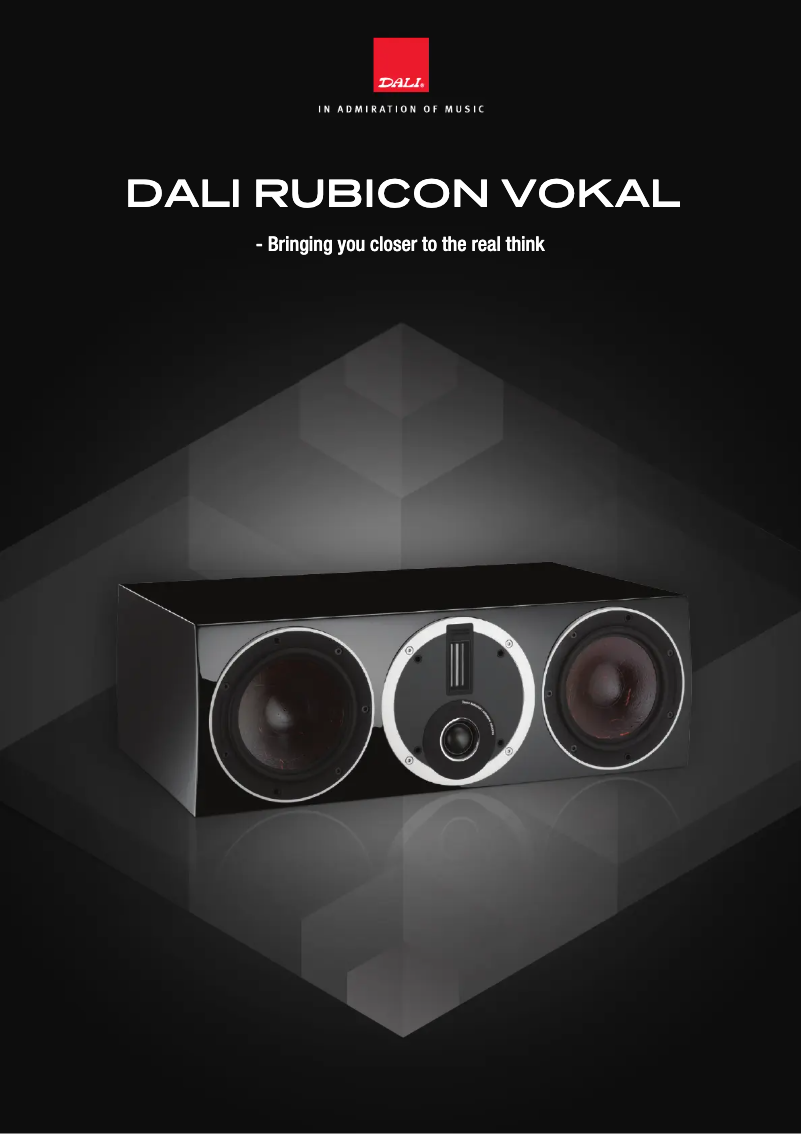 First page image of the manual for Rubicon Vokal
