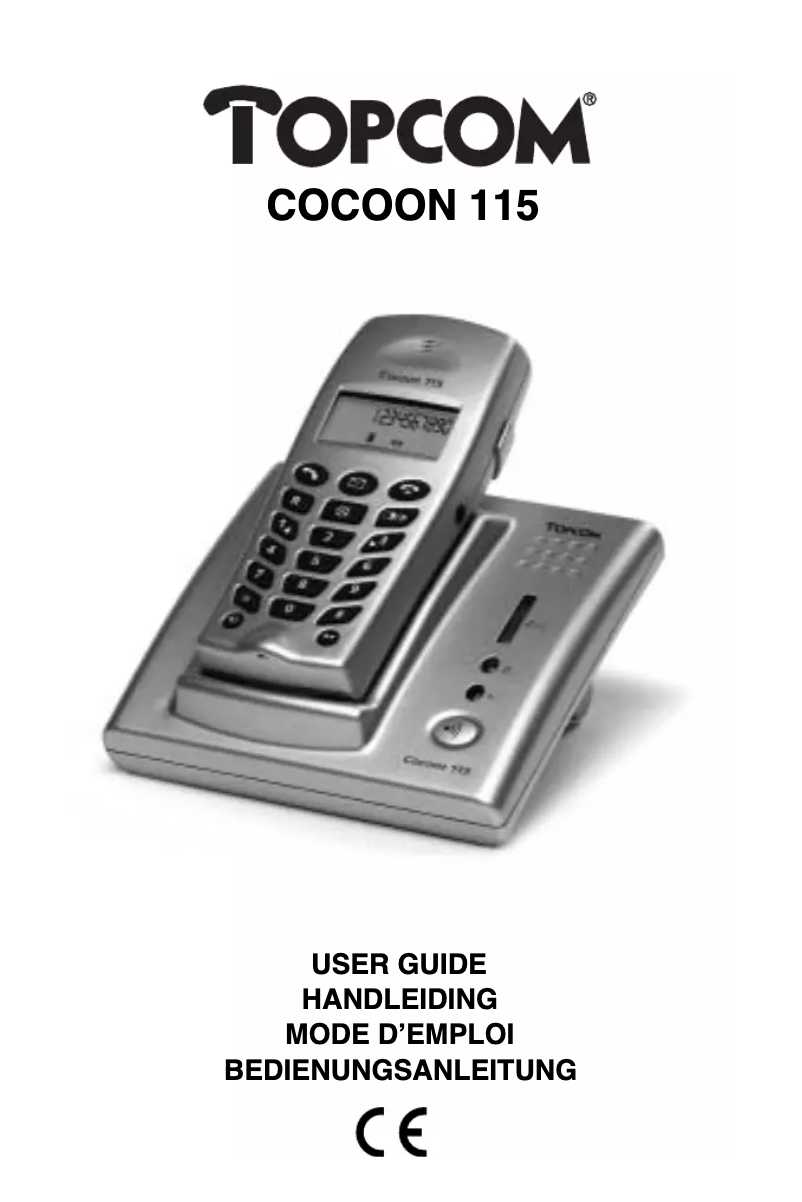 First page image of the manual for Cocoon 115