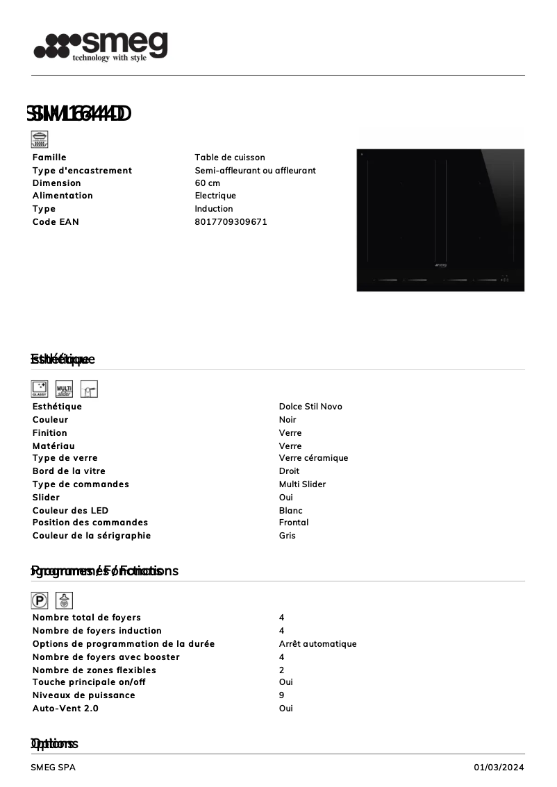 First page image of the manual for SIM1644D