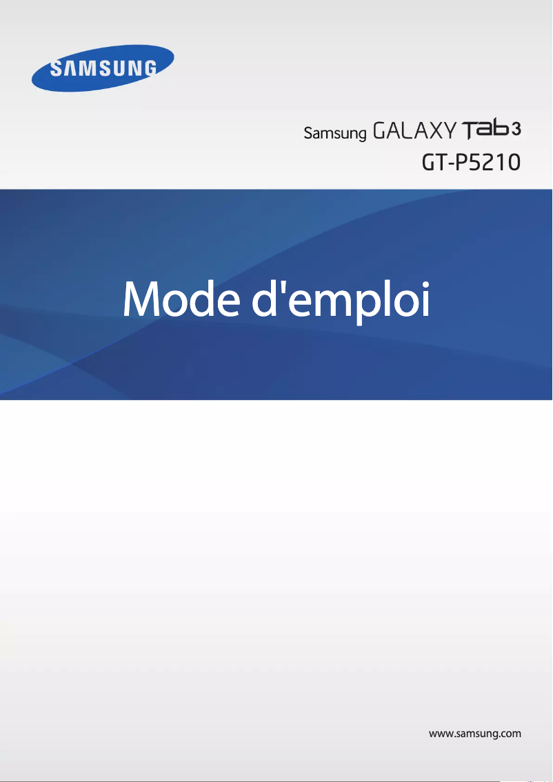 Page 1 of the manual User Manual Samsung GT-P5210X