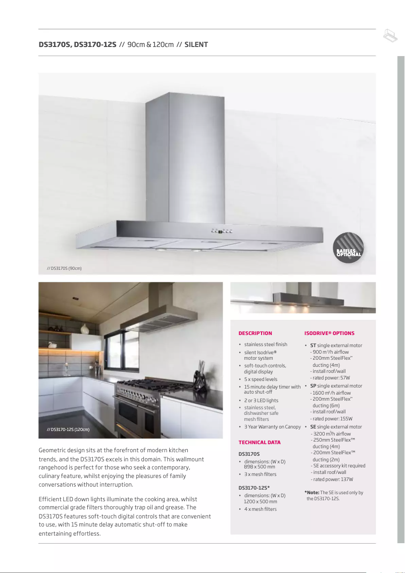 First page image of the manual for DS3170S