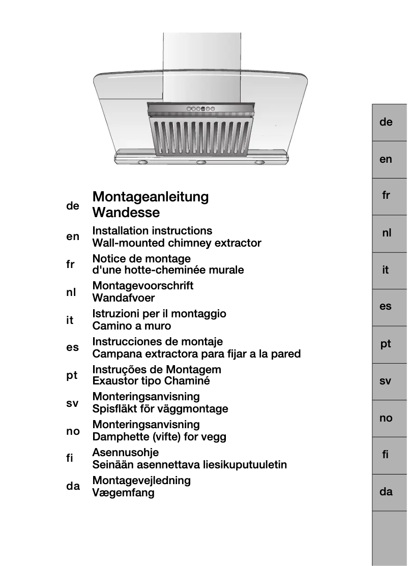Page 1 of the manual Installation Guide Bosch DWK096665