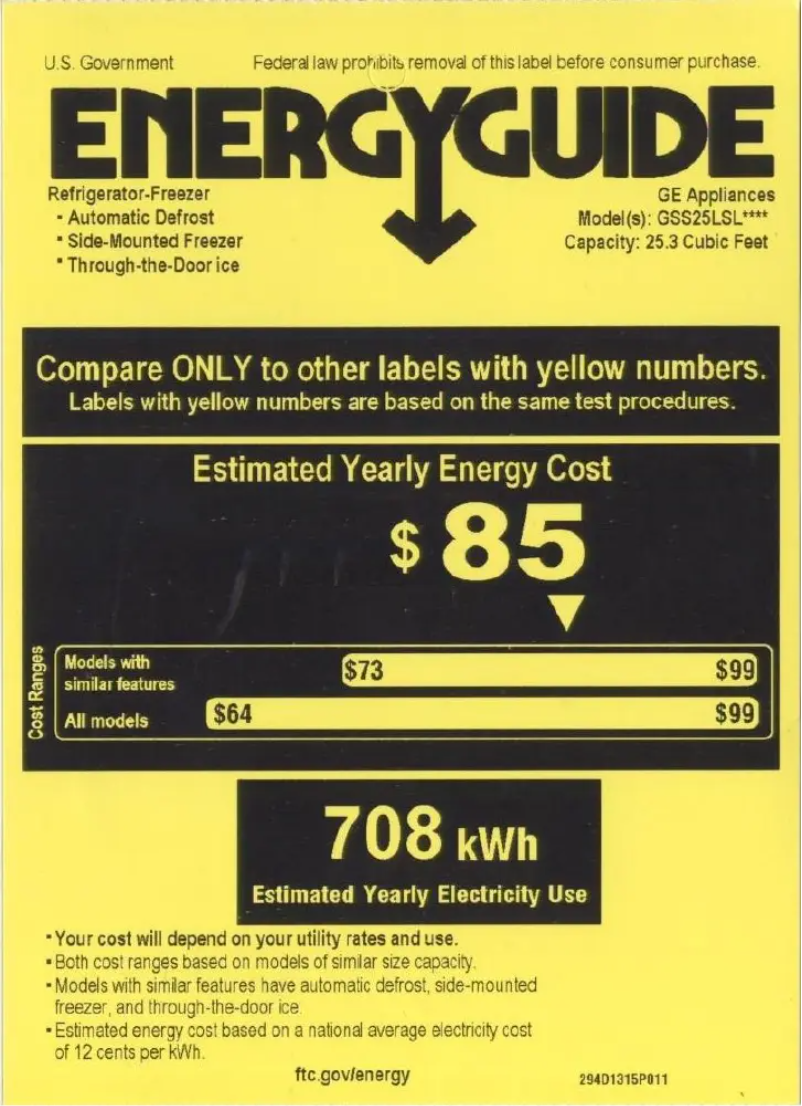 First page image of the manual for GSS25LSLSS