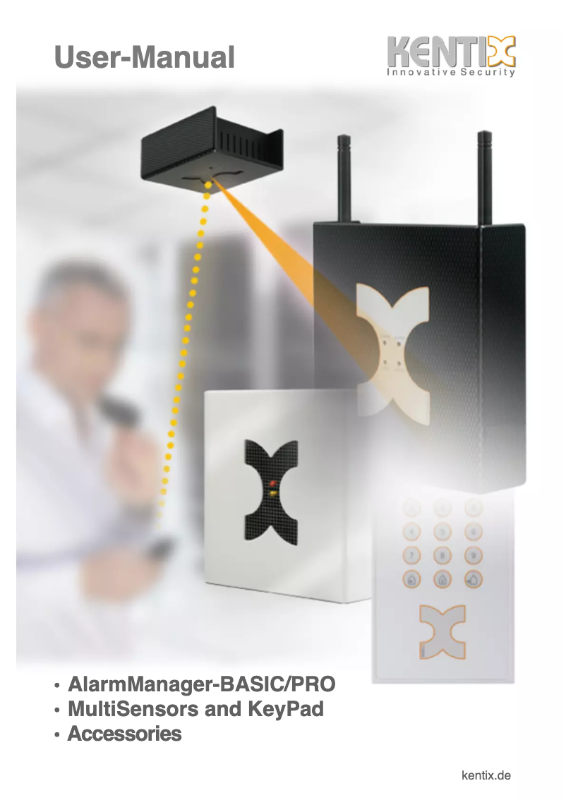 Page 1 of the manual User Manual Kentix KAM-PRO-B