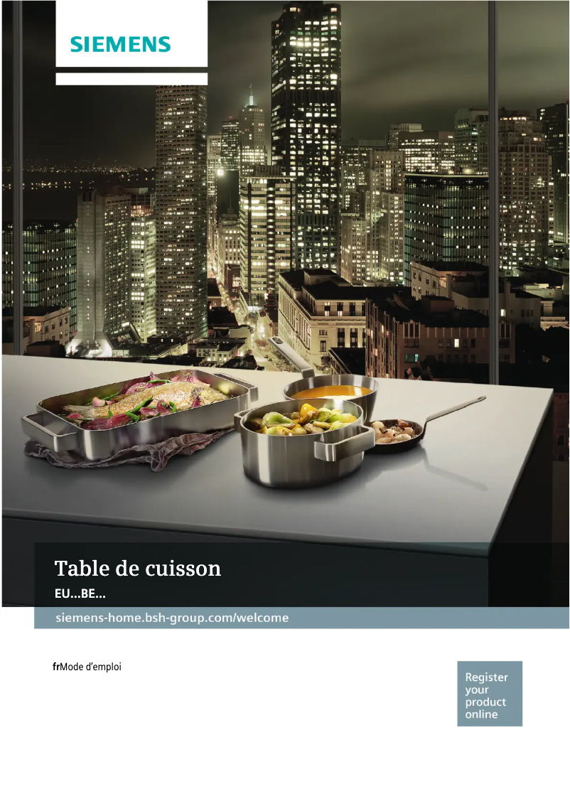 First page image of the manual for EU631BEB1E