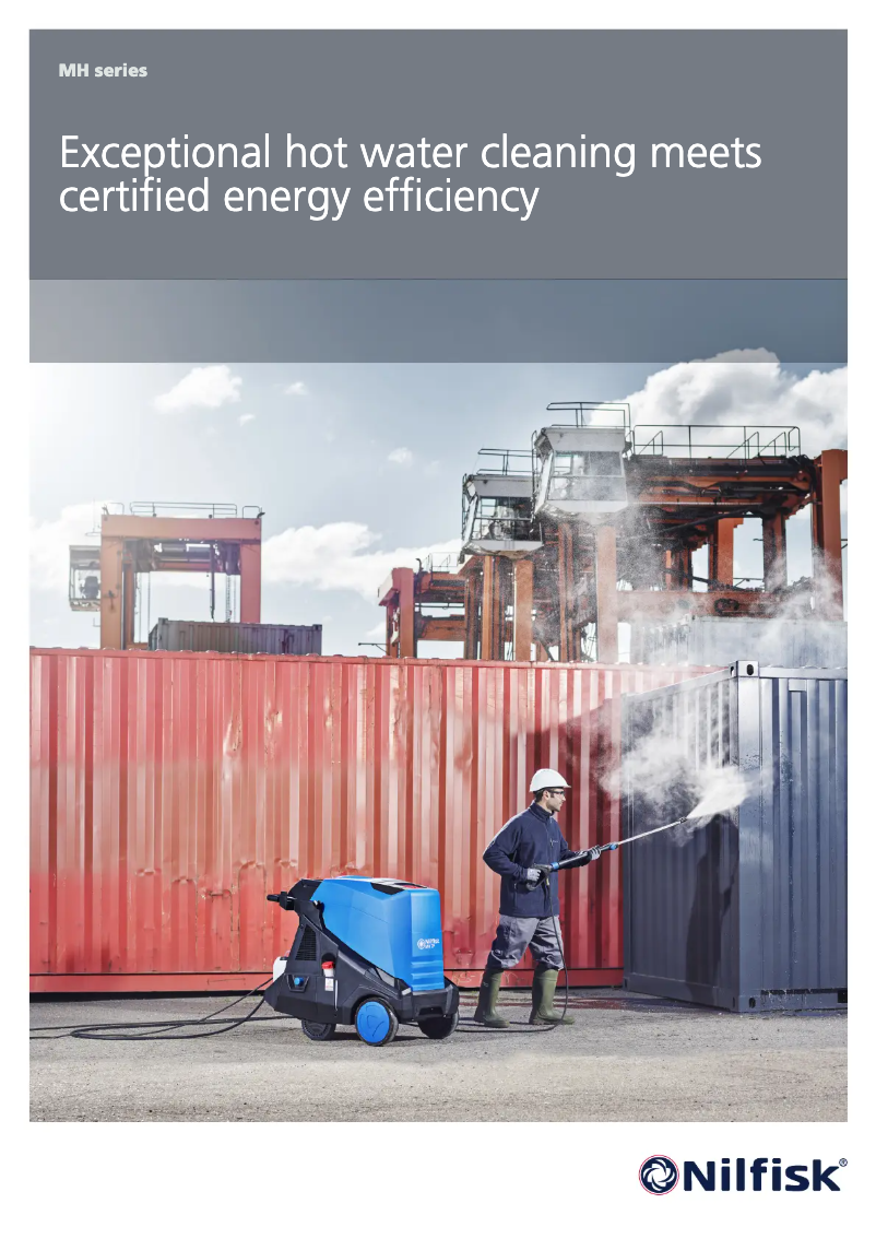 Page 1 of the manual Brochure Nilfisk MH 7P