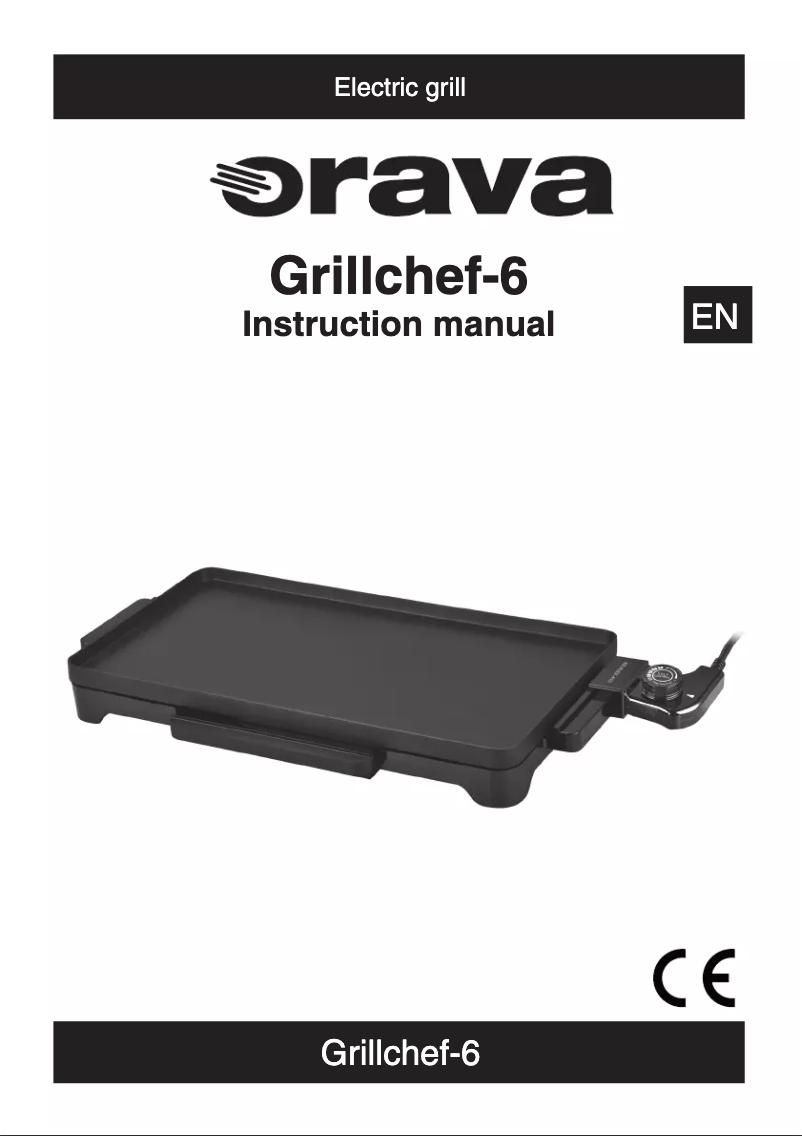 First page image of the manual for Grillchef-6