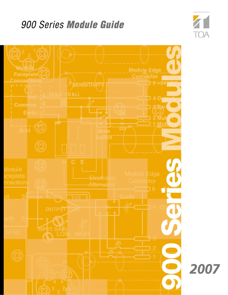 Page 1 de la notice Manuel utilisateur TOA U-01S