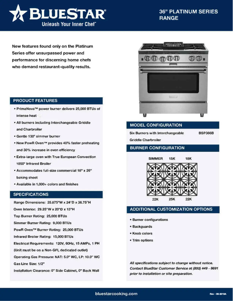 First page image of the manual for BSP366BC-5002