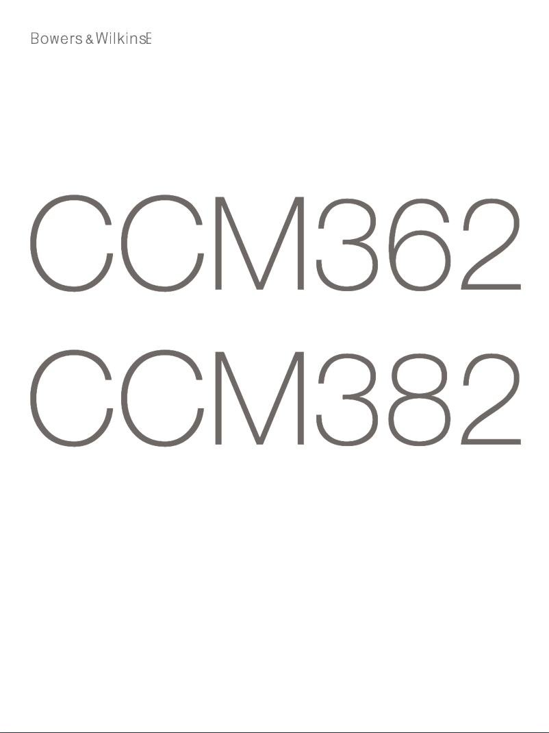 First page image of the manual for CCM382